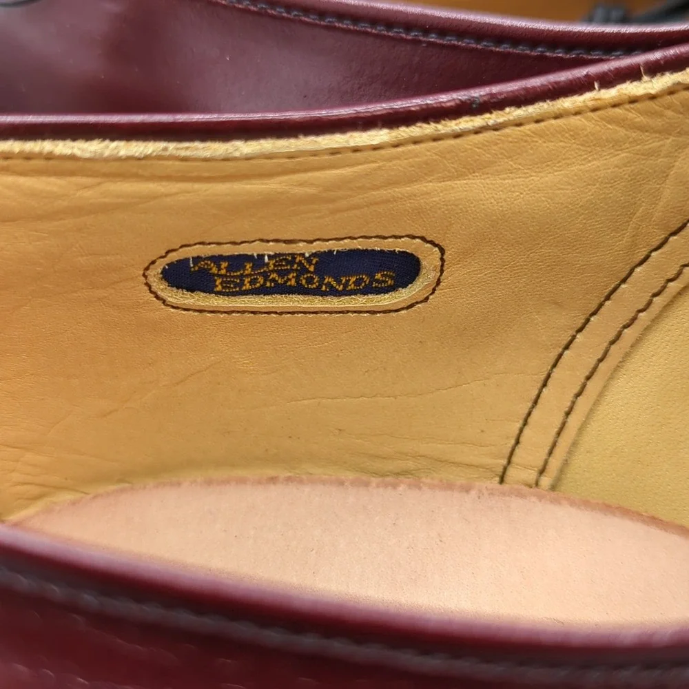 Allen Edmonds Park Avenue Cap-Toe Oxford Made In USA Calfskin Size Men's 10.5 C